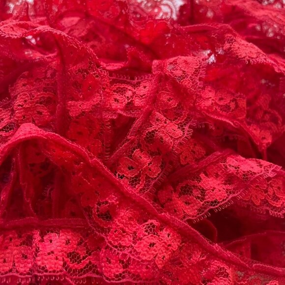 Vintage Ruffle Trim Lace 13 Yards for Sewing Crafting Junk Journal u - Picture 1 of 3